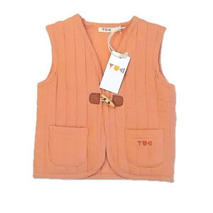 Yuki Unisex Peach Vest size: 3-4T